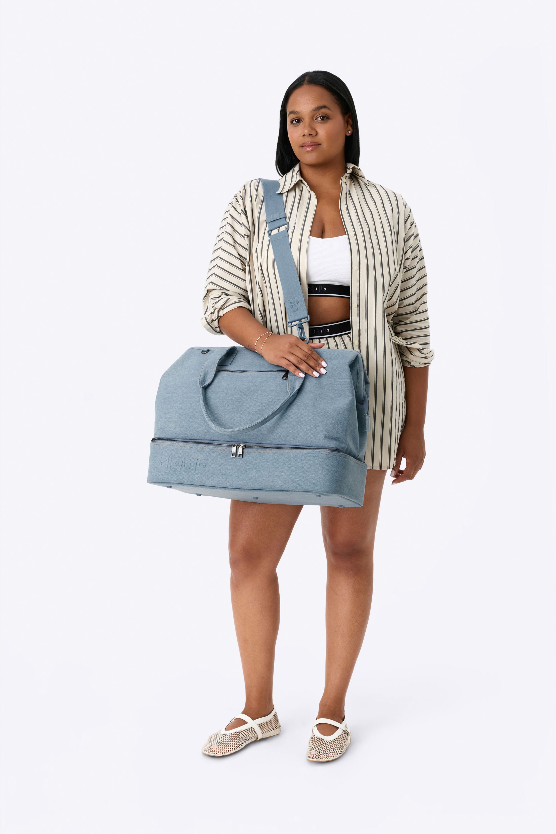 Gap x BÉIS The Weekender in Denim Blue - Main Image