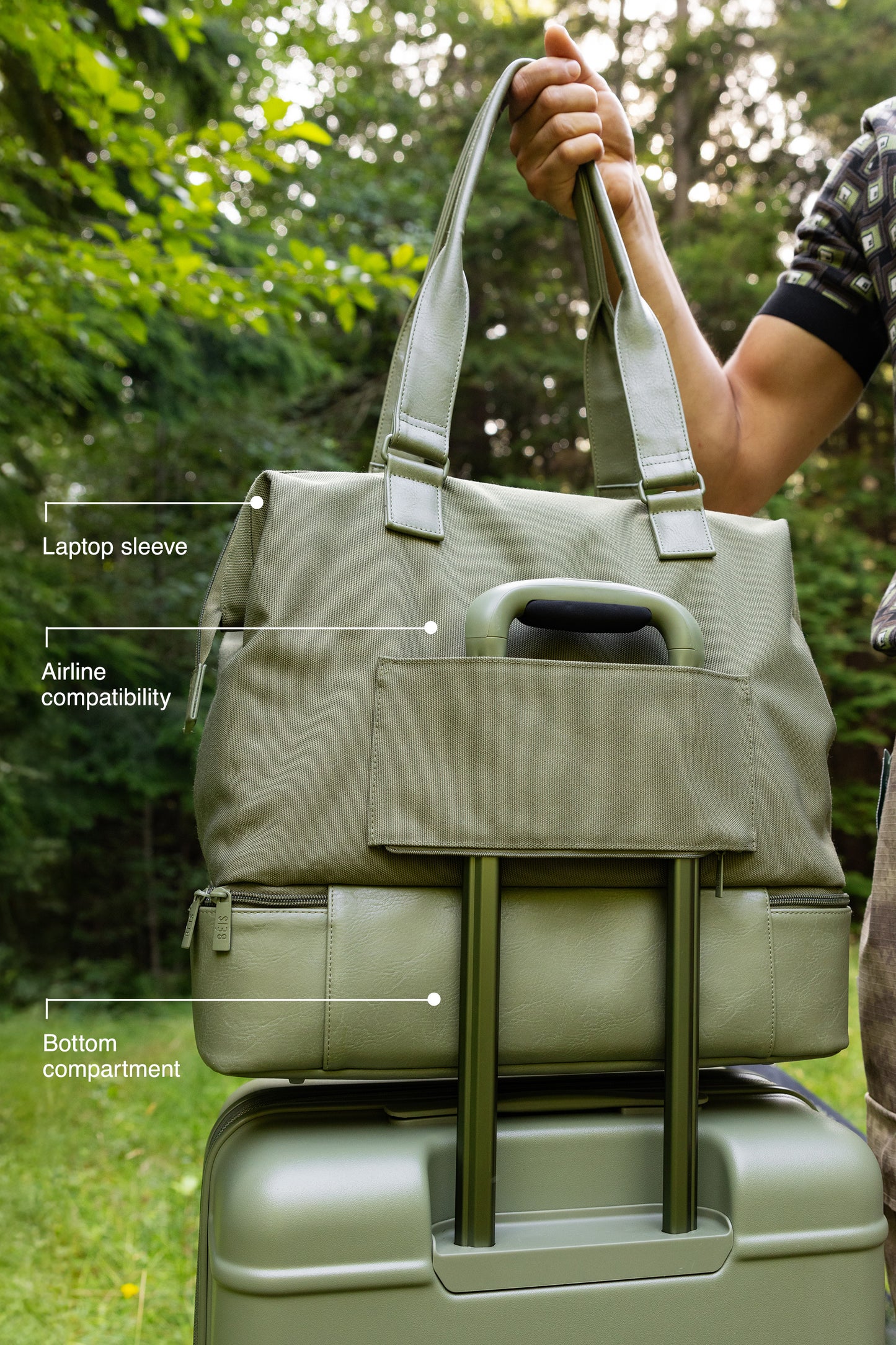 The Mini Weekender in Olive