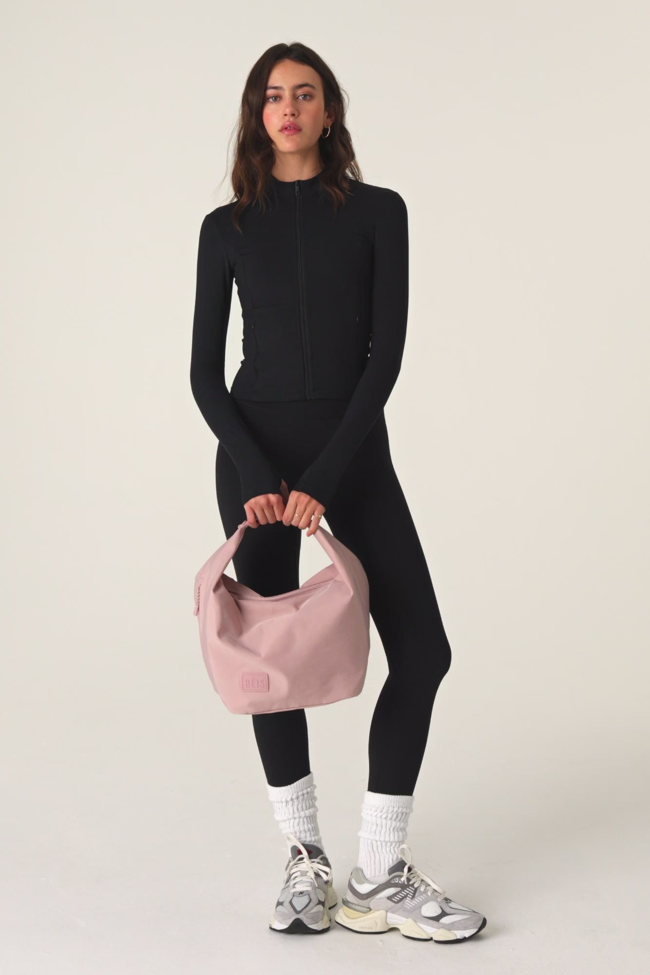 BÉIS 'The Carryall Crossbody' in Lavender - Lavender Crescent