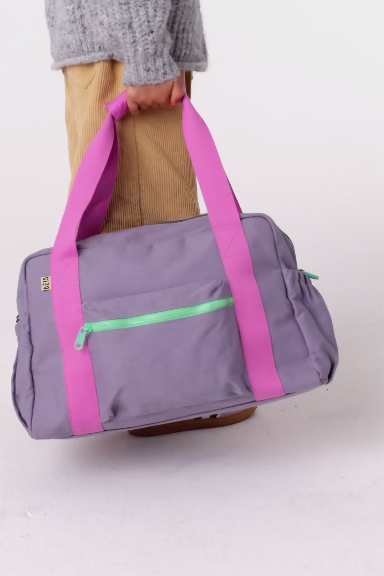 The Kids Duffle in Lavender