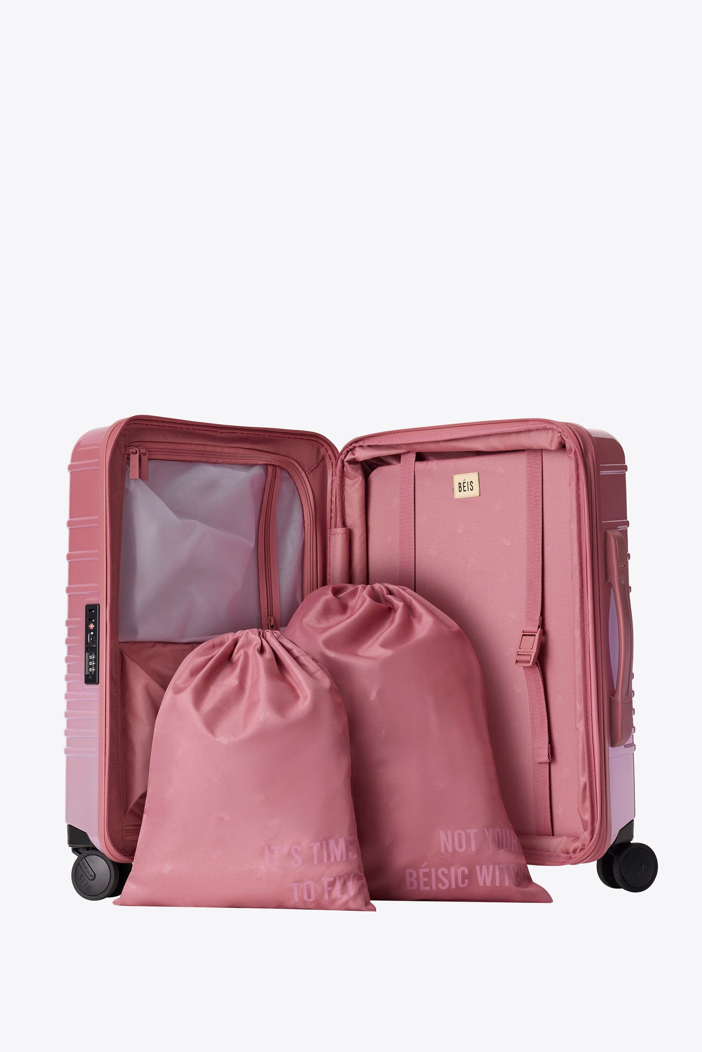 The Medium Check-In Roller in Wicked Pink