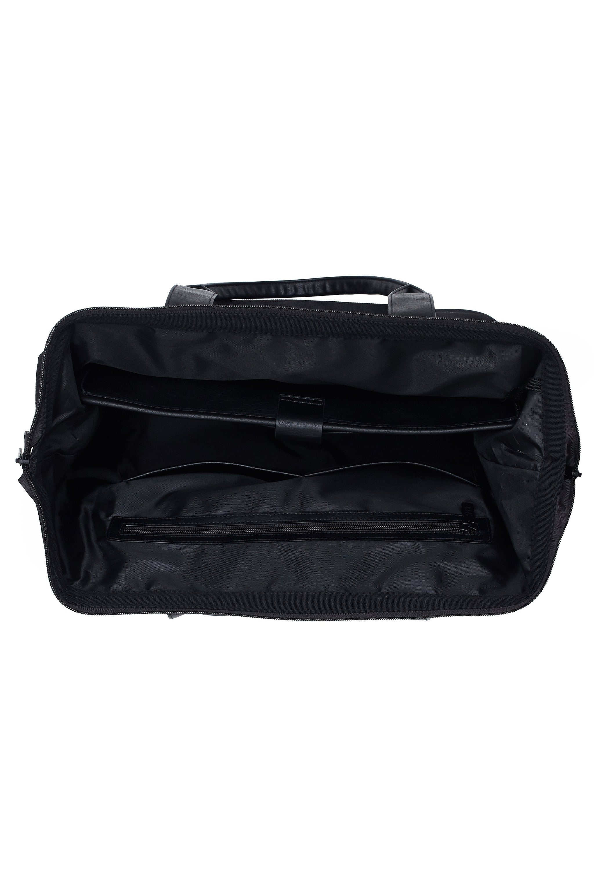 BÉIS 'The Convertible Mini Weekender' in Black - Small Black Weekender ...
