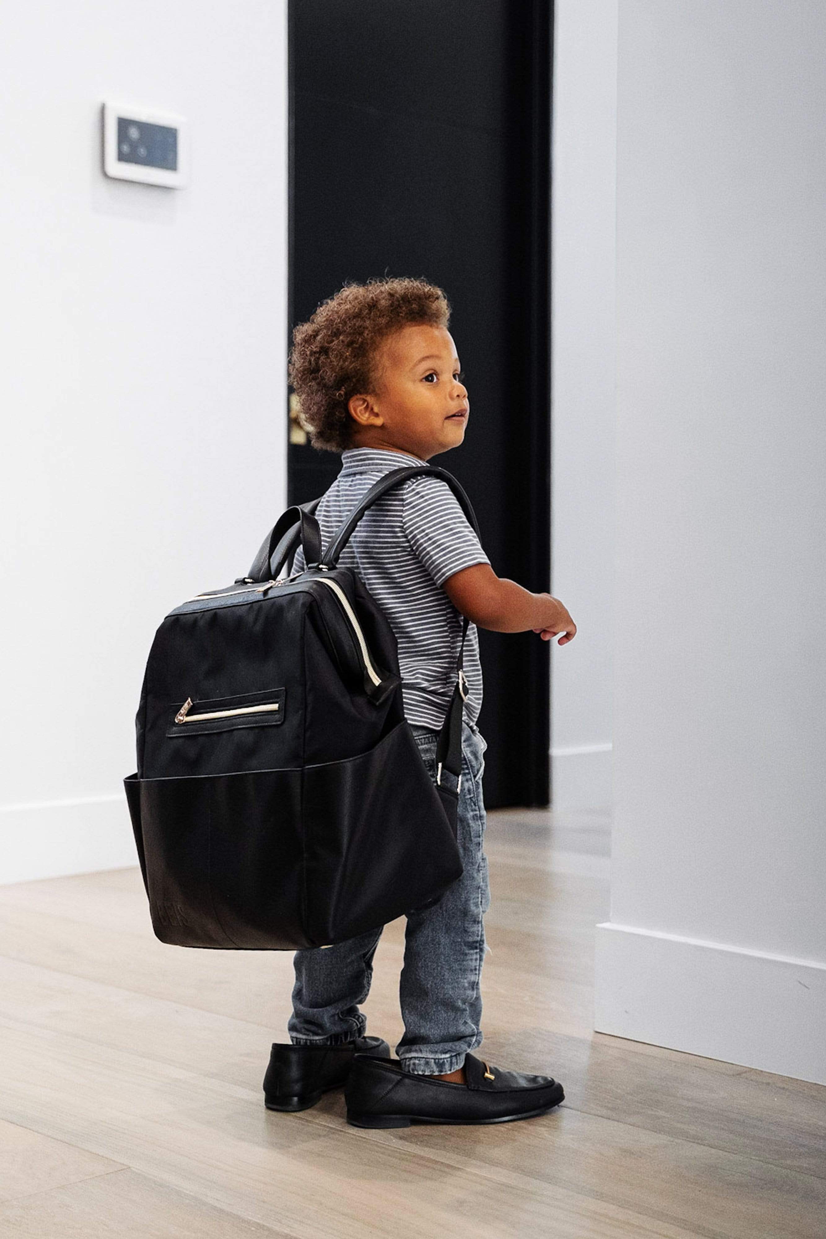 Black rucksack 2025 baby bag