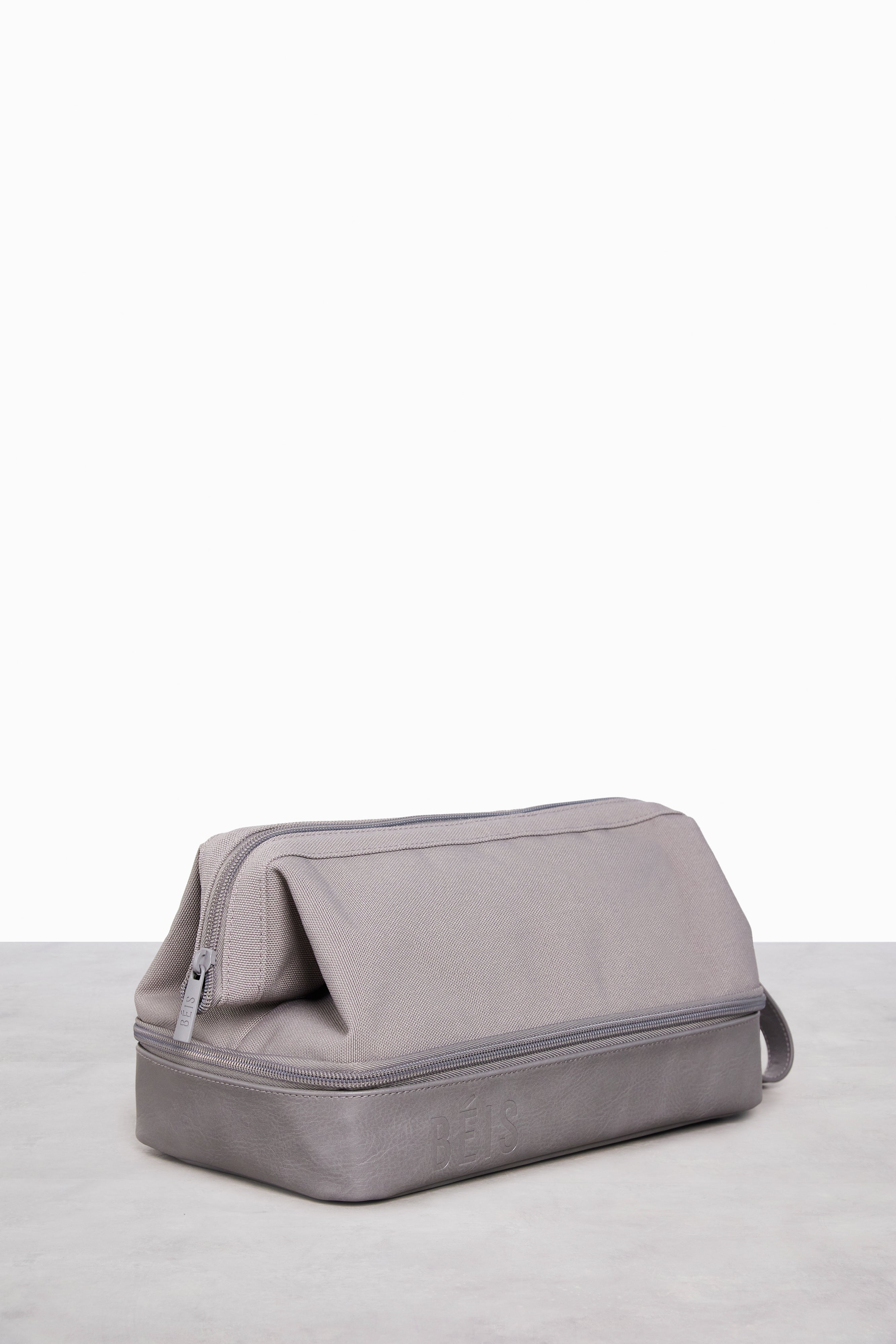 Dopp Kit In Grey Grey Travel Toiletry Bag Toiletry Kit