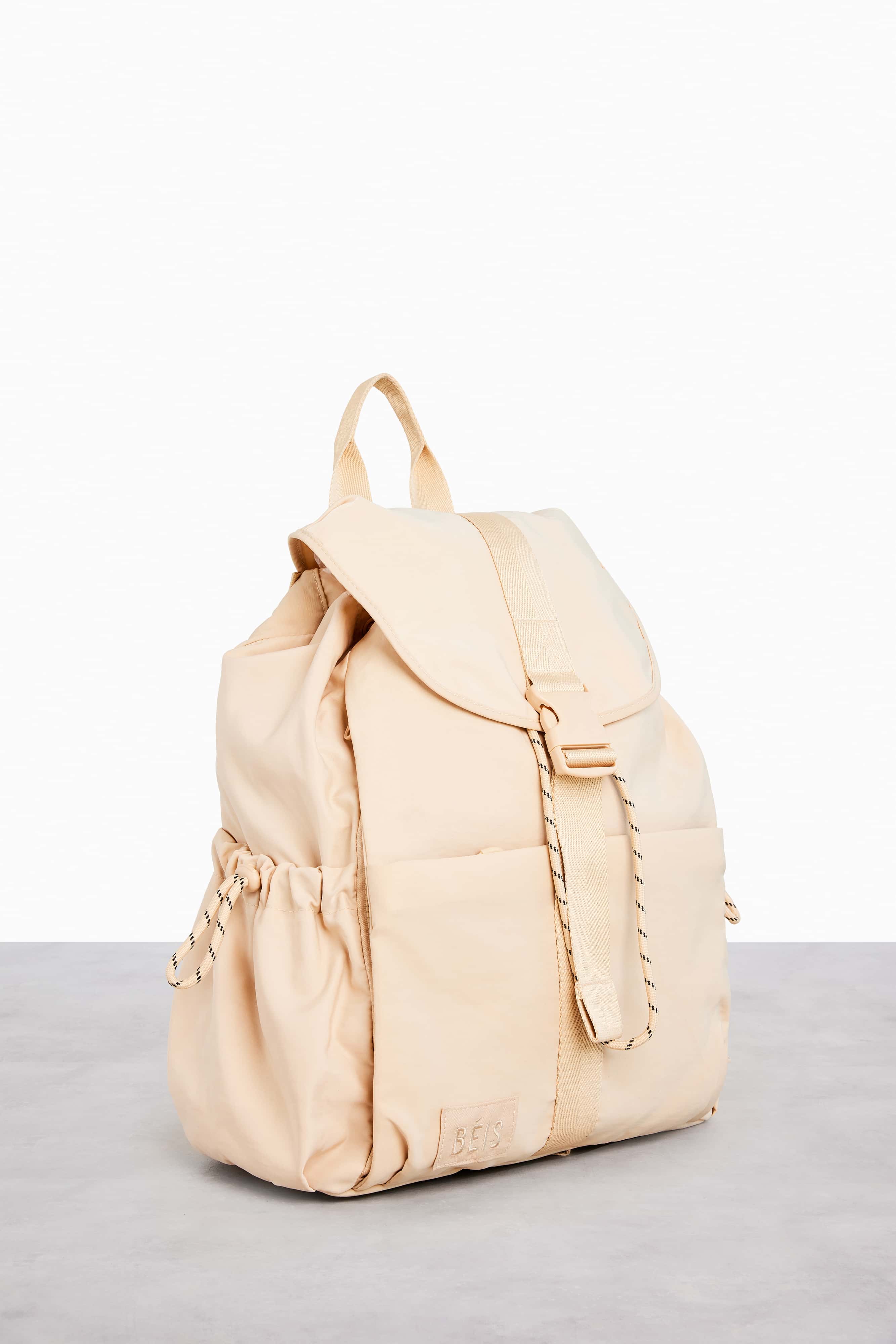 Beige hot sale canvas backpack