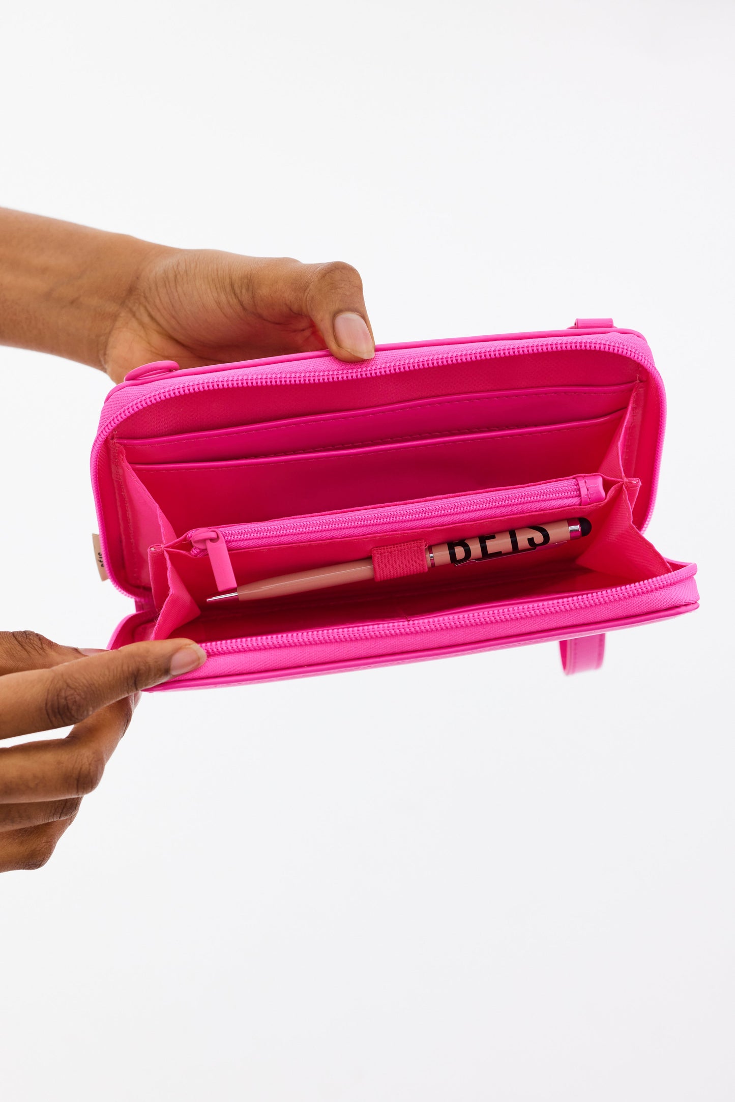 The Travel Wallet in Barbie™ Pink