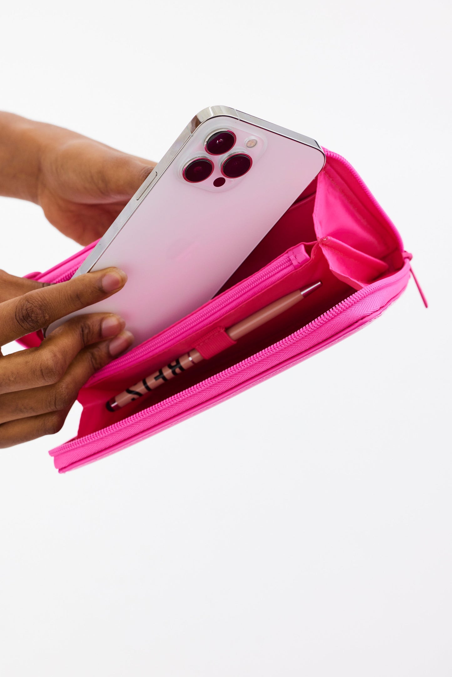 The Travel Wallet in Barbie™ Pink