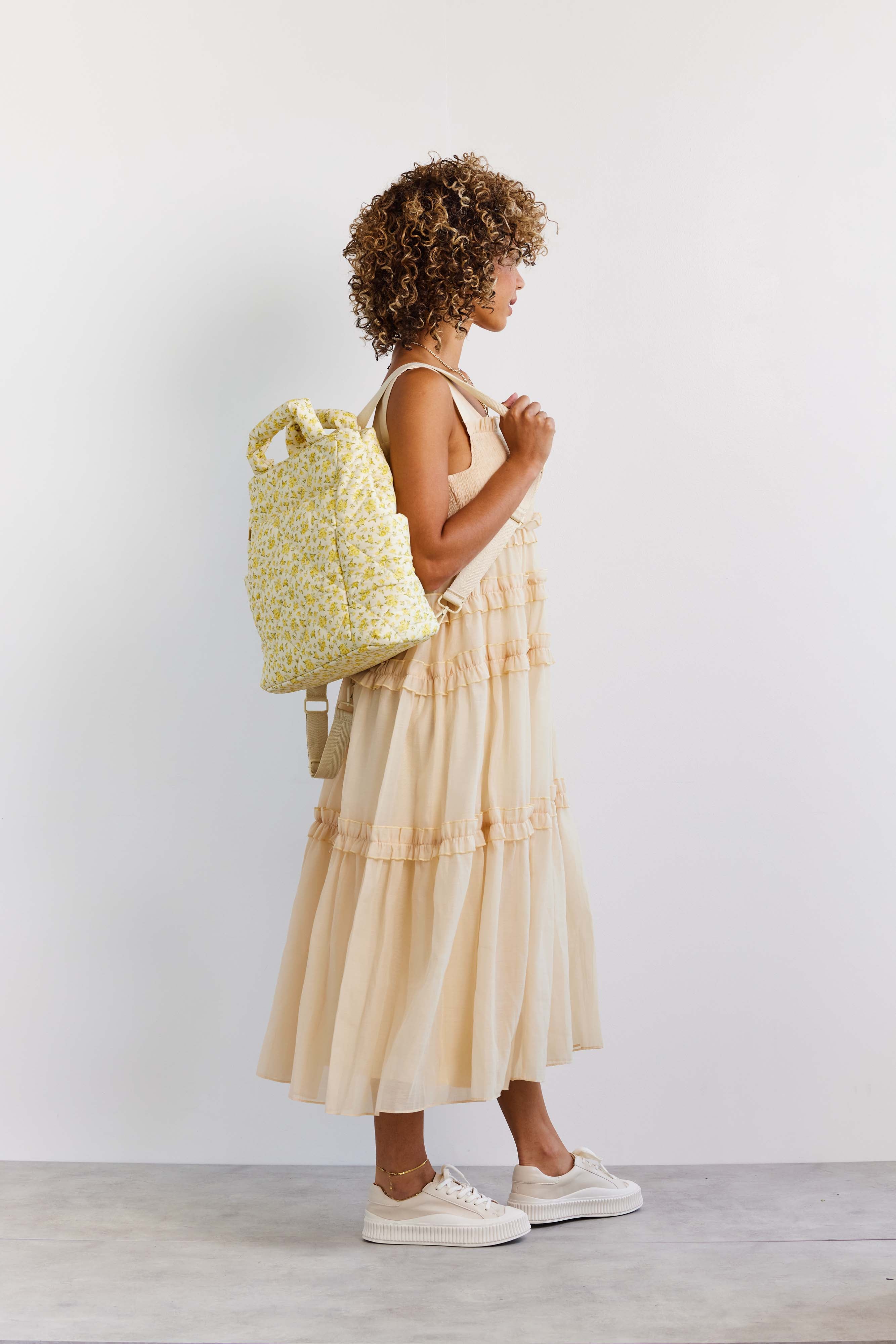 Floral diaper deals bag backpack