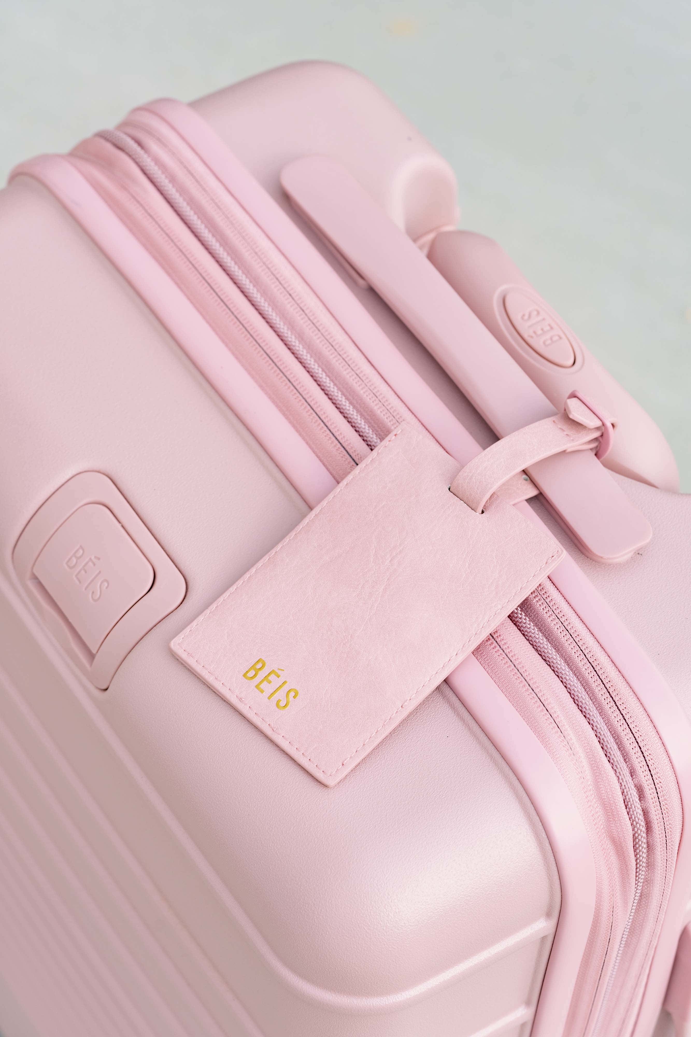 The Passport and Luggage Tag Set in Atlas Pink