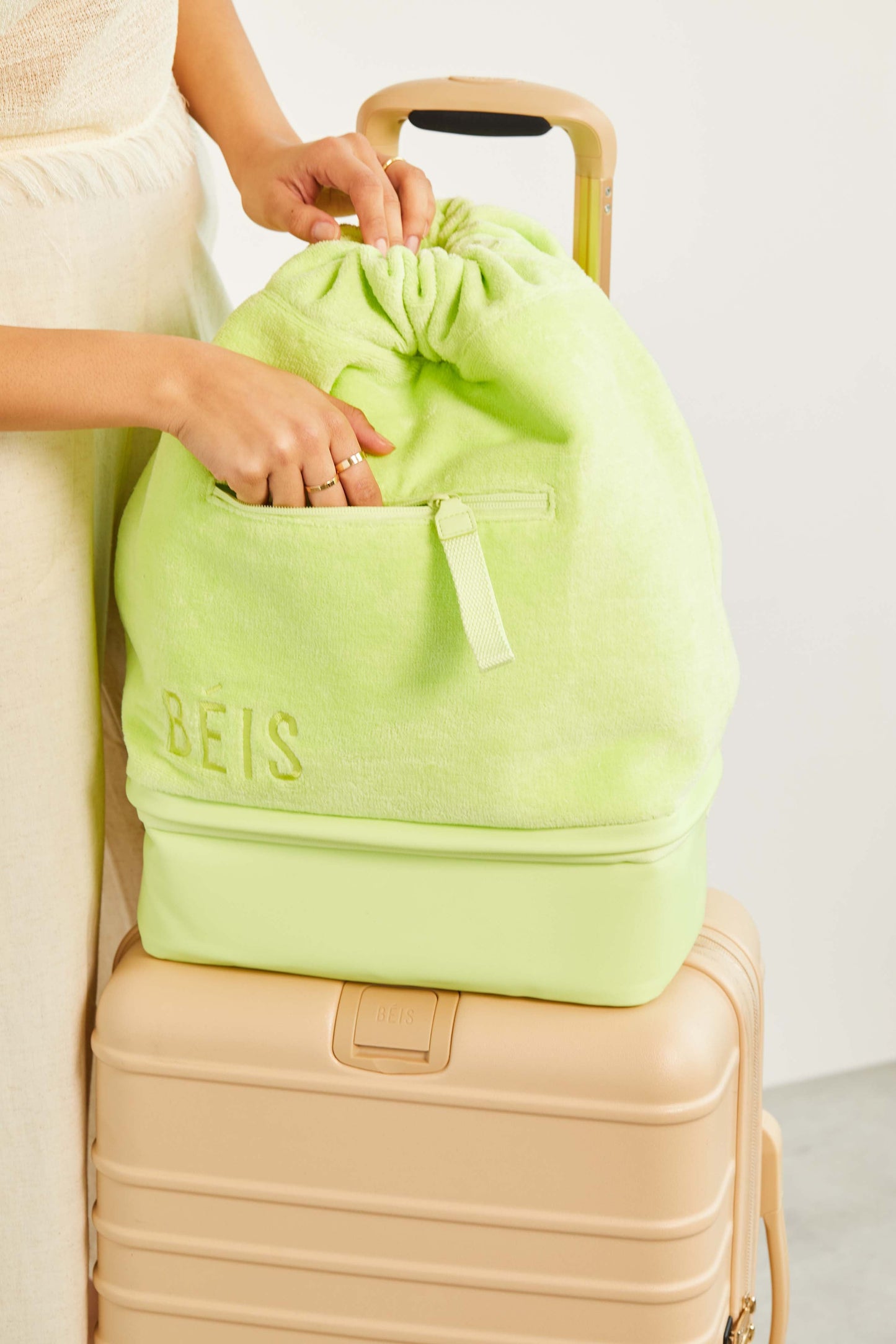 The Terry Backpack Cooler in Citron