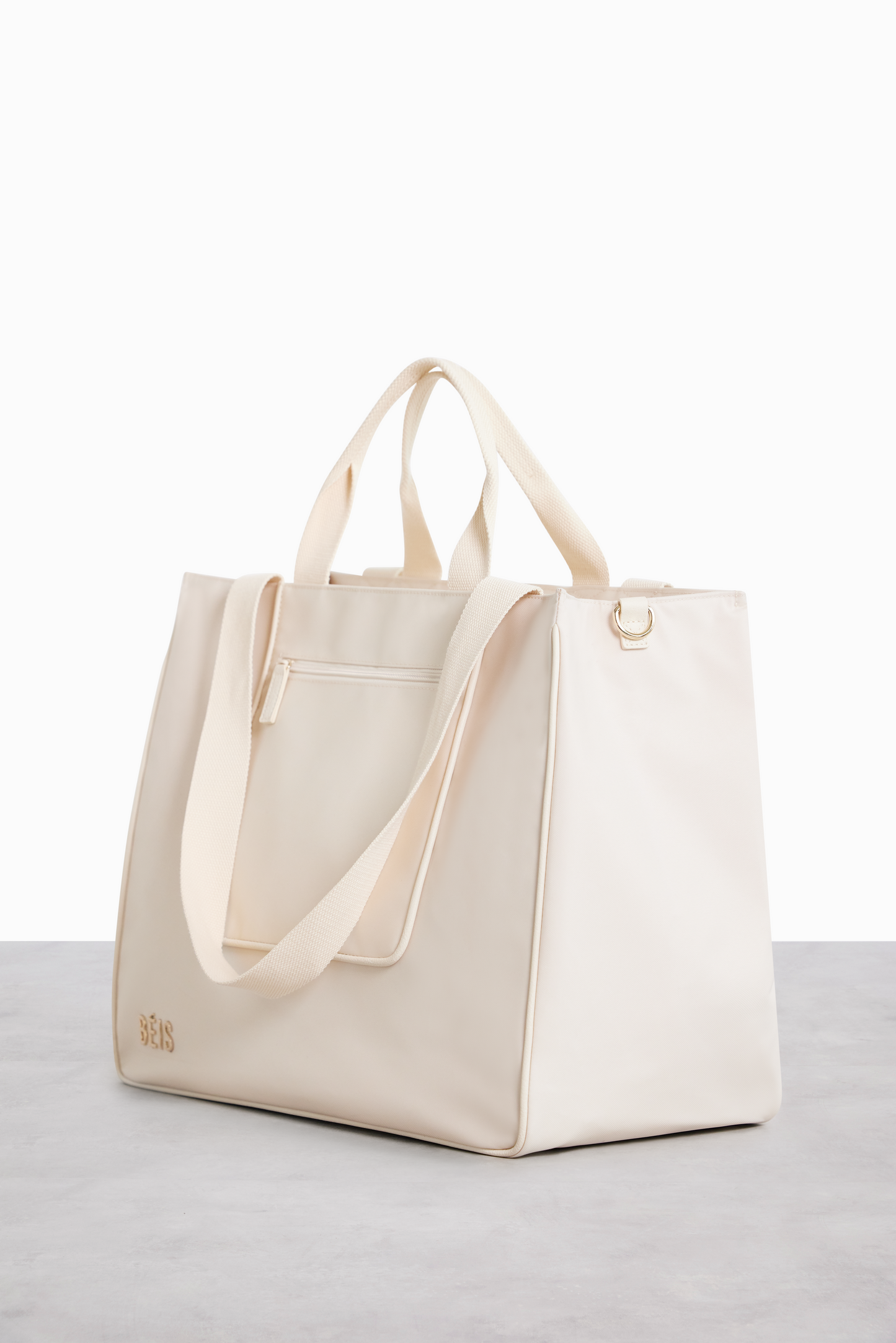 The East To West Tote in Beige