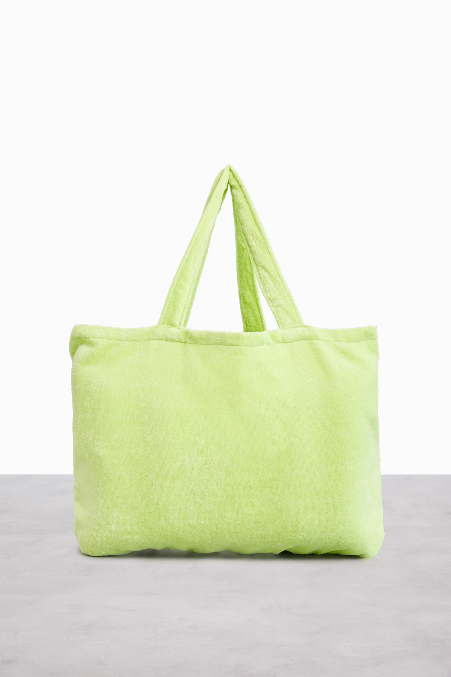 The Terry Towel Tote in Citron