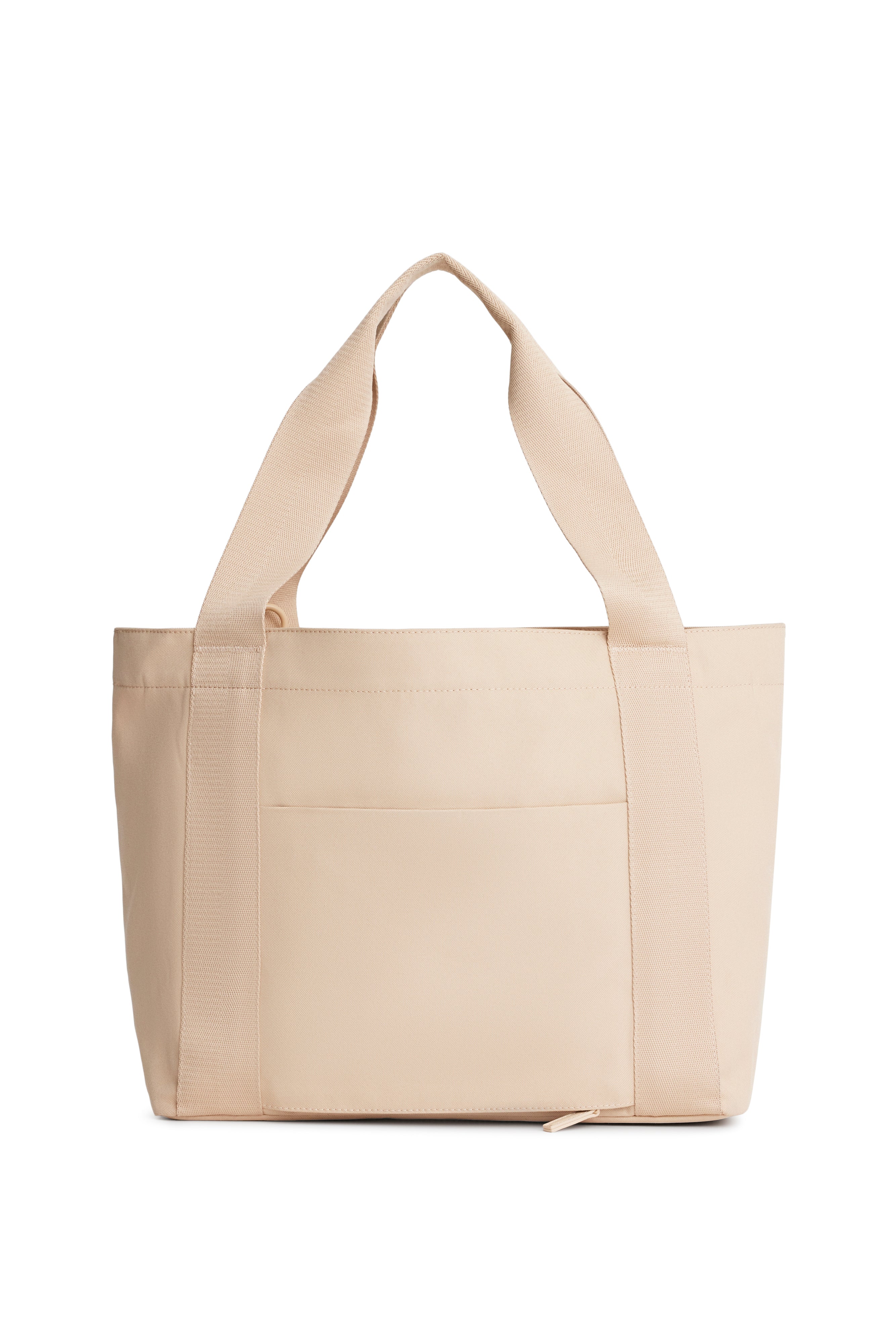 Structured canvas tote on sale bag