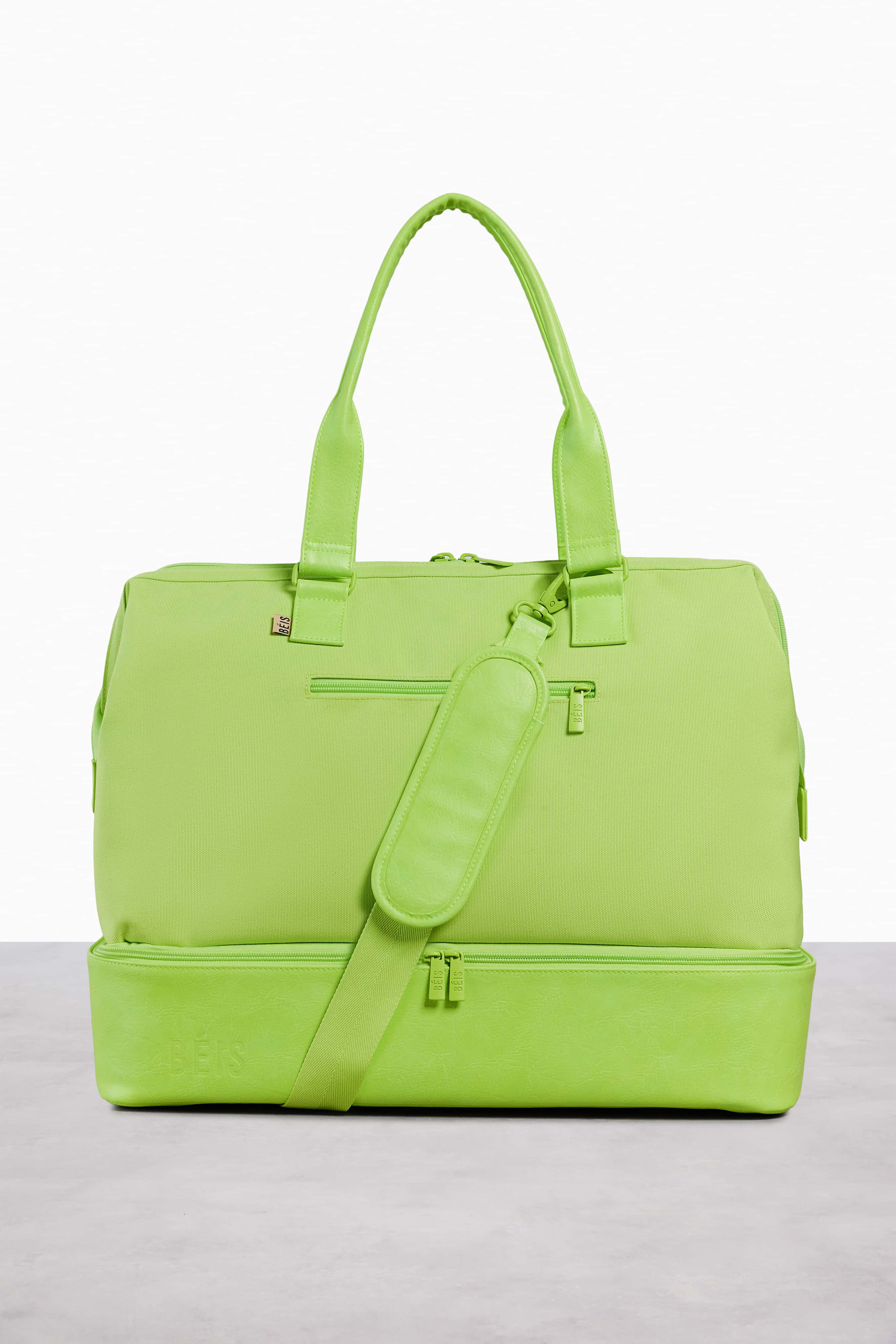 Lime green duffle online bag