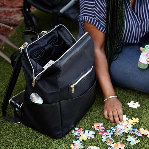 The Backpack Diaper Bag in Black